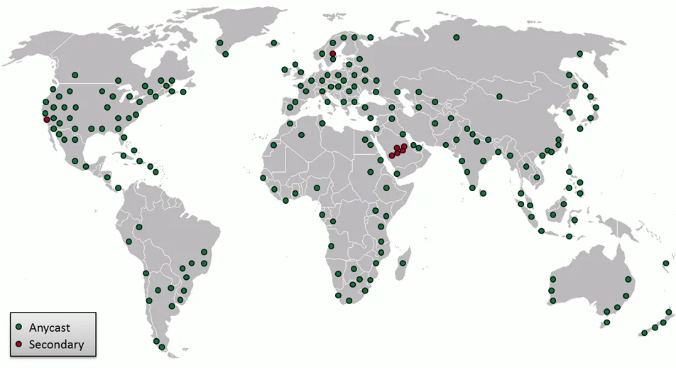 Improving the Overall Spread of the Saudi ccTLD DNS Servers Regionally and Internationally